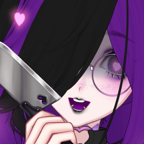 good morning pookies 💜🔪

#vtuber #goth #envtuber #gothmaniac #hexmaniac #gothicc #GothJuice #yandere #Vtubers #gothvtuber