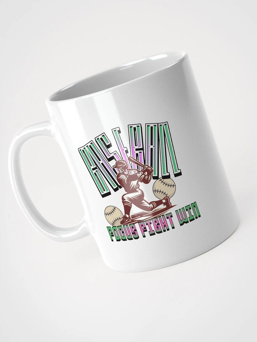 Focus Fight Win Baseball Mug product image (2)