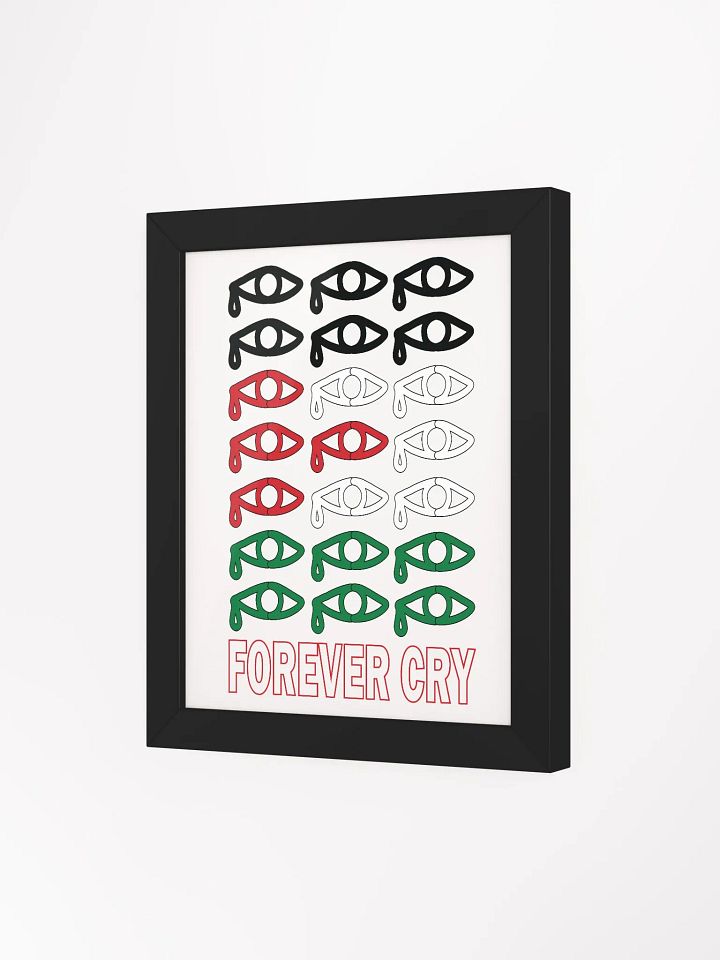 Palestine - Forever Cry - Framed High-Quality Matte Poster product image (1)