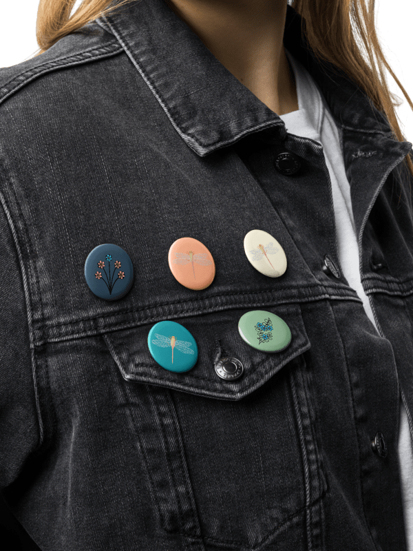 Dragonfly Pinback Button Set product image (1)