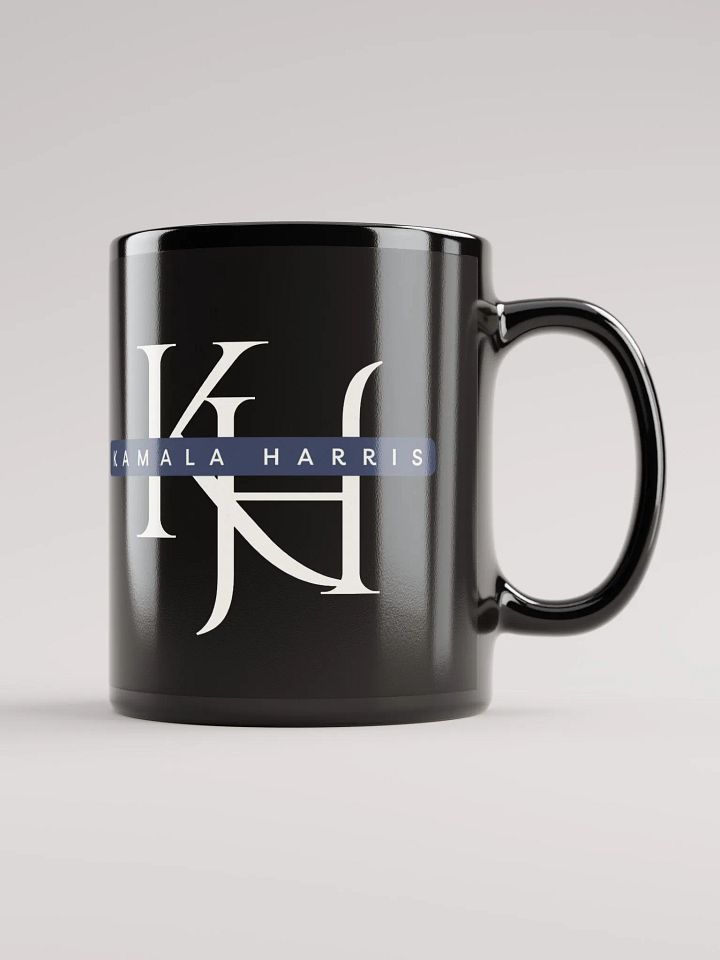 Copy of KAMALA HARRIS Black Glossy Mug product image (1)
