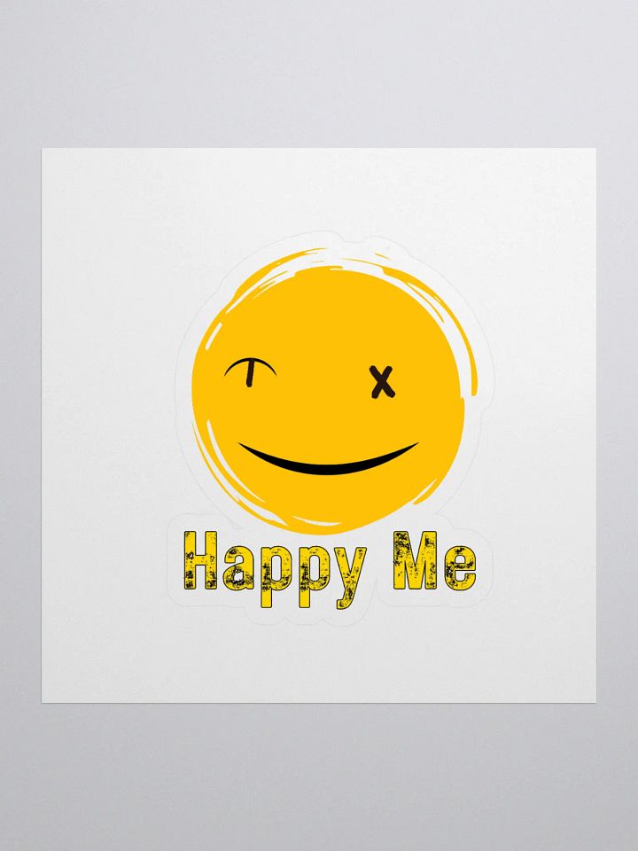 Happy Me Smiley Kiss Cut Stickers product image (1)