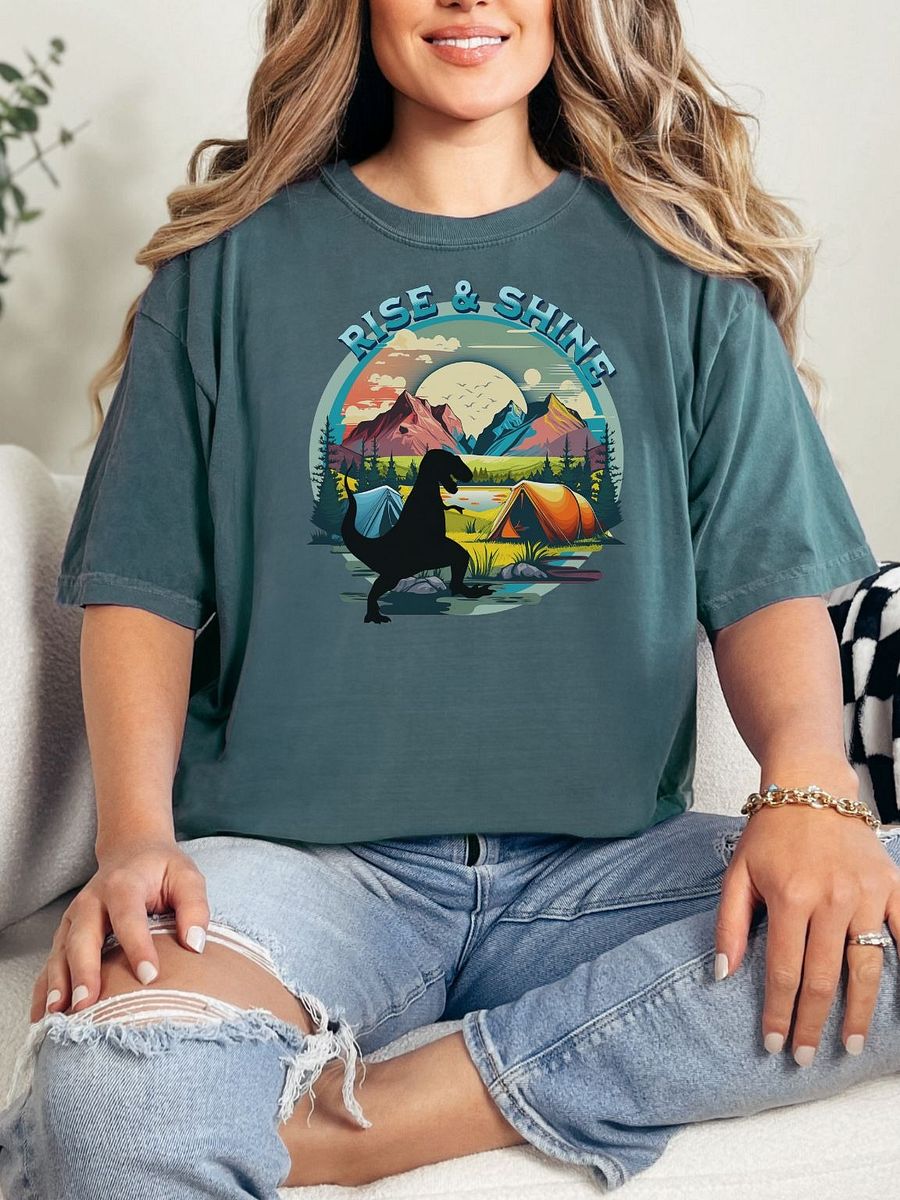 Rise and Shine Camping T- Shirt product image (2)