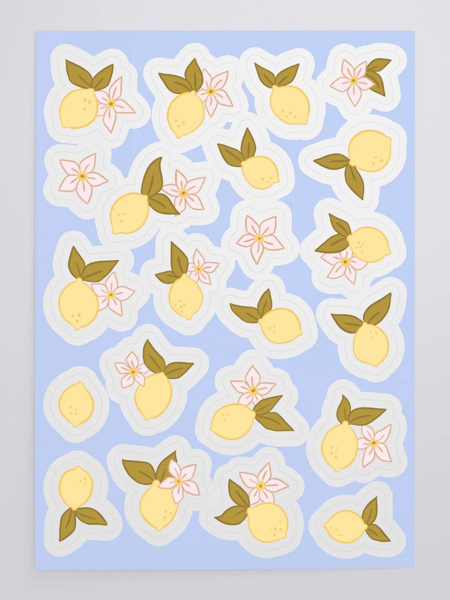 Lemon Blossom Delight Sticker Sheet product image (5)