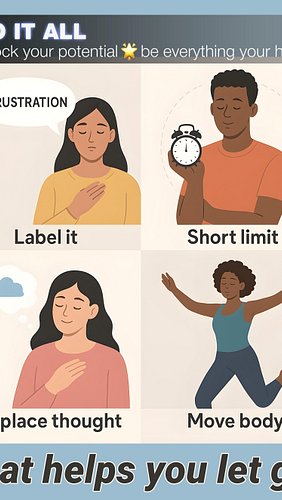 𝗪𝗵𝗮𝘁 𝗵𝗲𝗹𝗽𝘀 𝘆𝗼𝘂 𝗹𝗲𝘁 𝗴𝗼?

Letting it go links to better mental health and less rumination.
Plus it reduces stress and improves ...