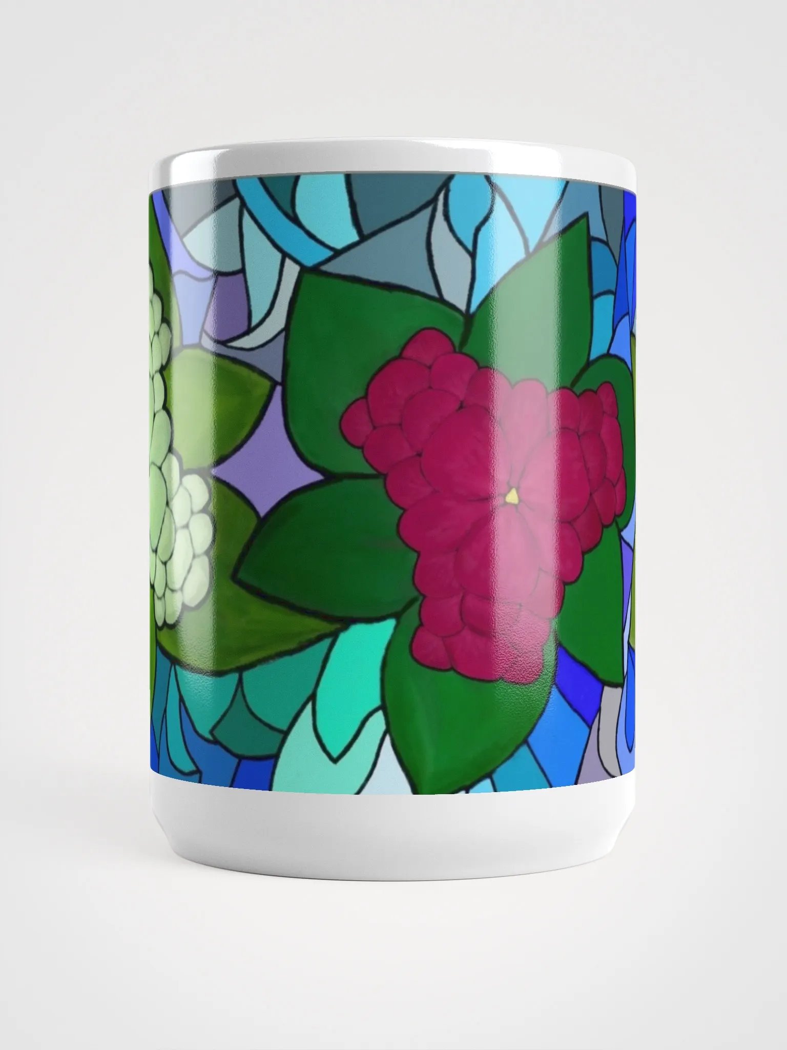 Stained Glass Floral Elegance Mug product image (4)