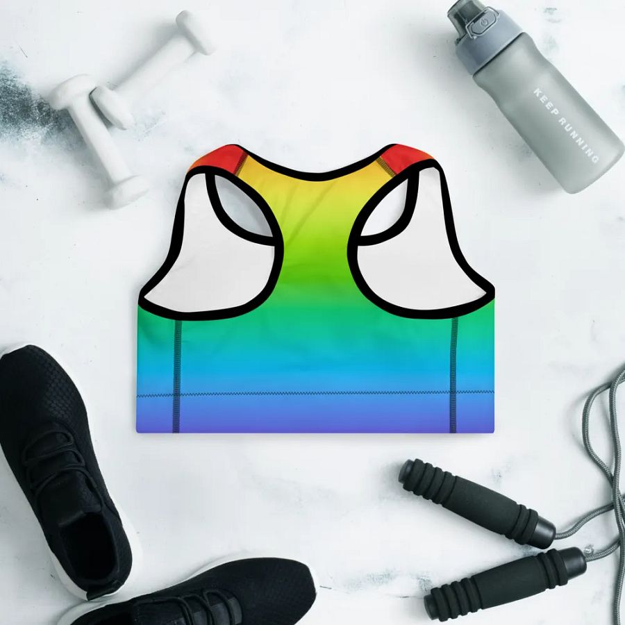 Rainbow Sports Bra product image (6)