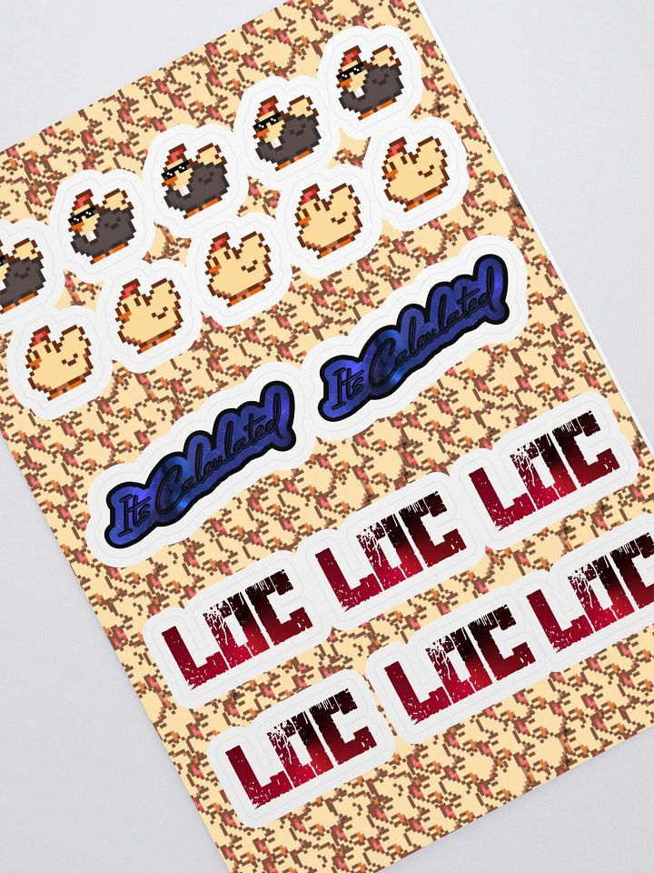LOC Stuff Sticker Sheet product image (1)