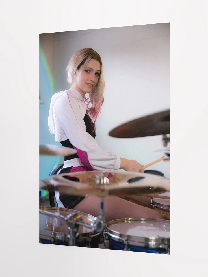Gwen Drumming Cosplay Poster Print product image (1)