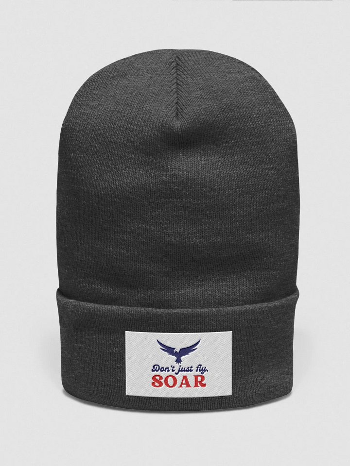 SOAR Eagle Embroidered Beanie product image (2)