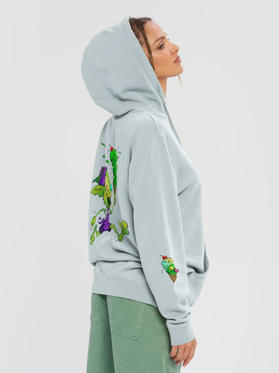 Goblin Mode Creamery hoodie Goblin logo on back & cone logo on right sleeve - Hoodie product image (5)