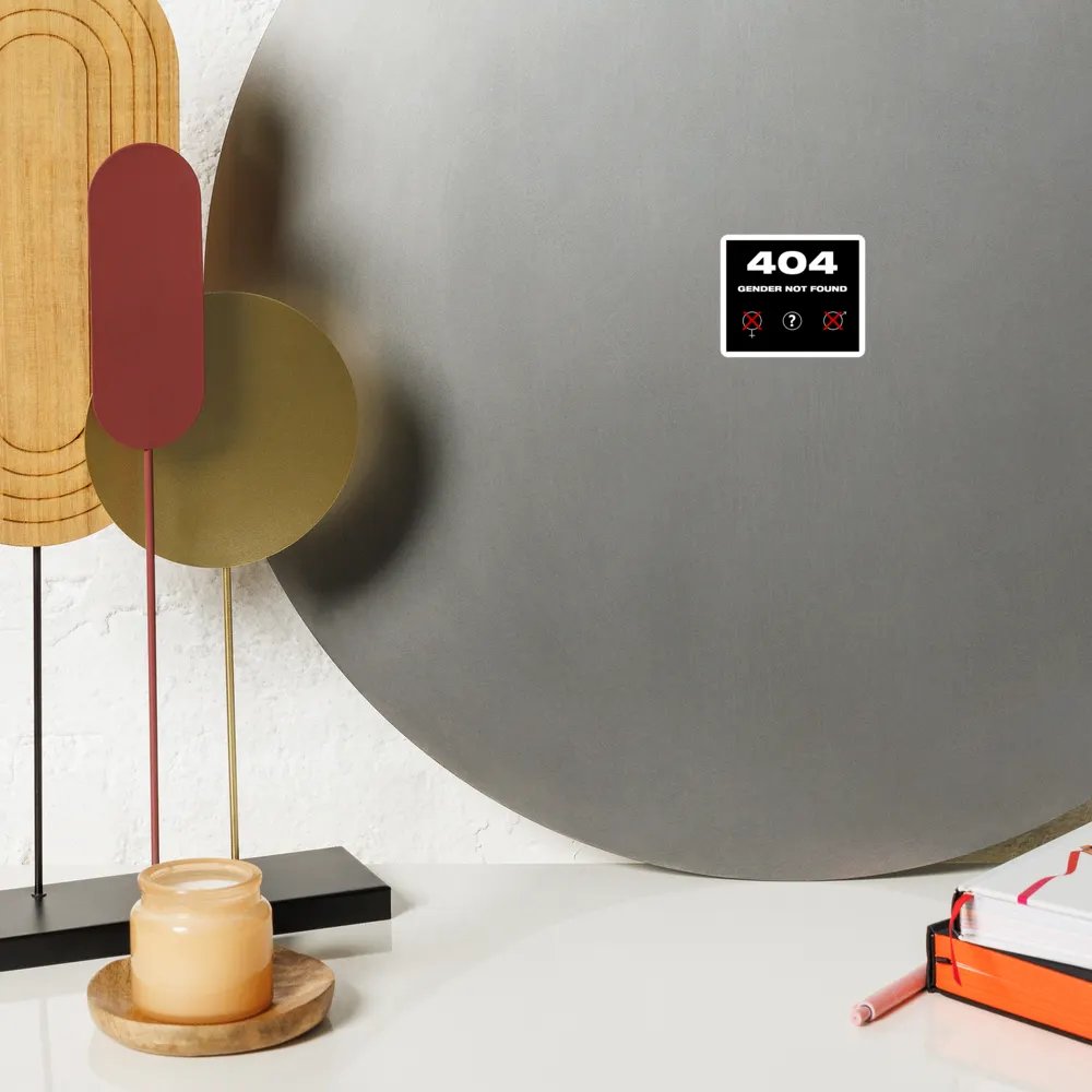 404 Gender Not Found Magnet product image (9)