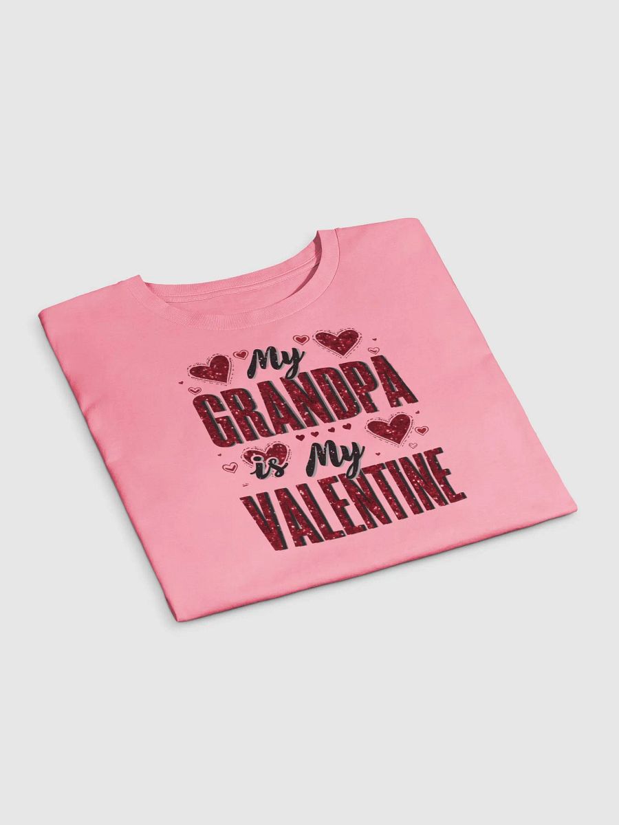 Glittery Grandpa's Valentine Crop Top product image (16)