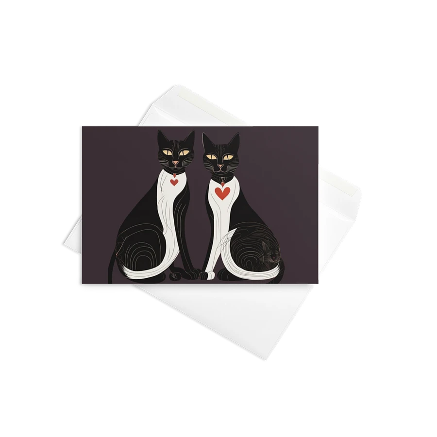 BLACK & WHITE TUXEDO LOVE CATS product image (12)