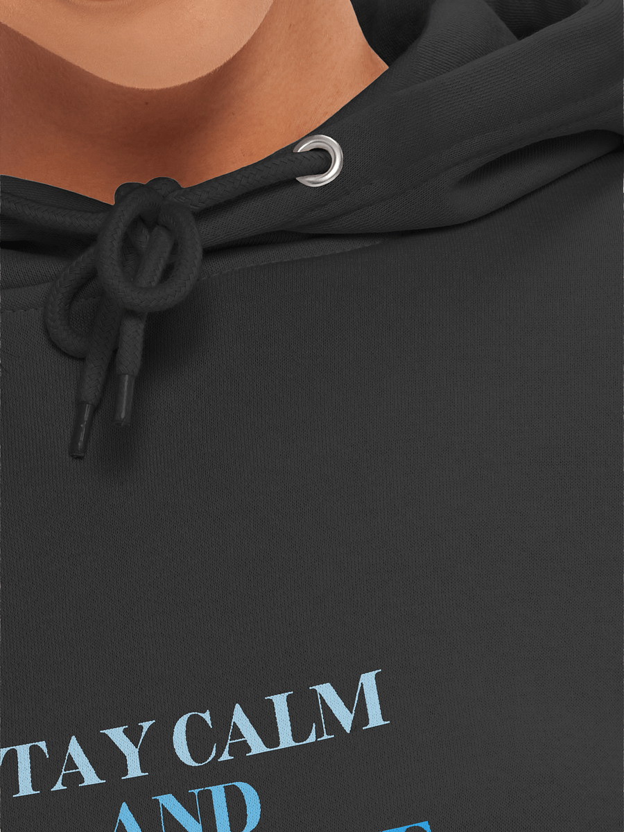 Black Hoodie - Super Comfy - 'Stay Calm and Neutralize Free Radicals' product image (7)