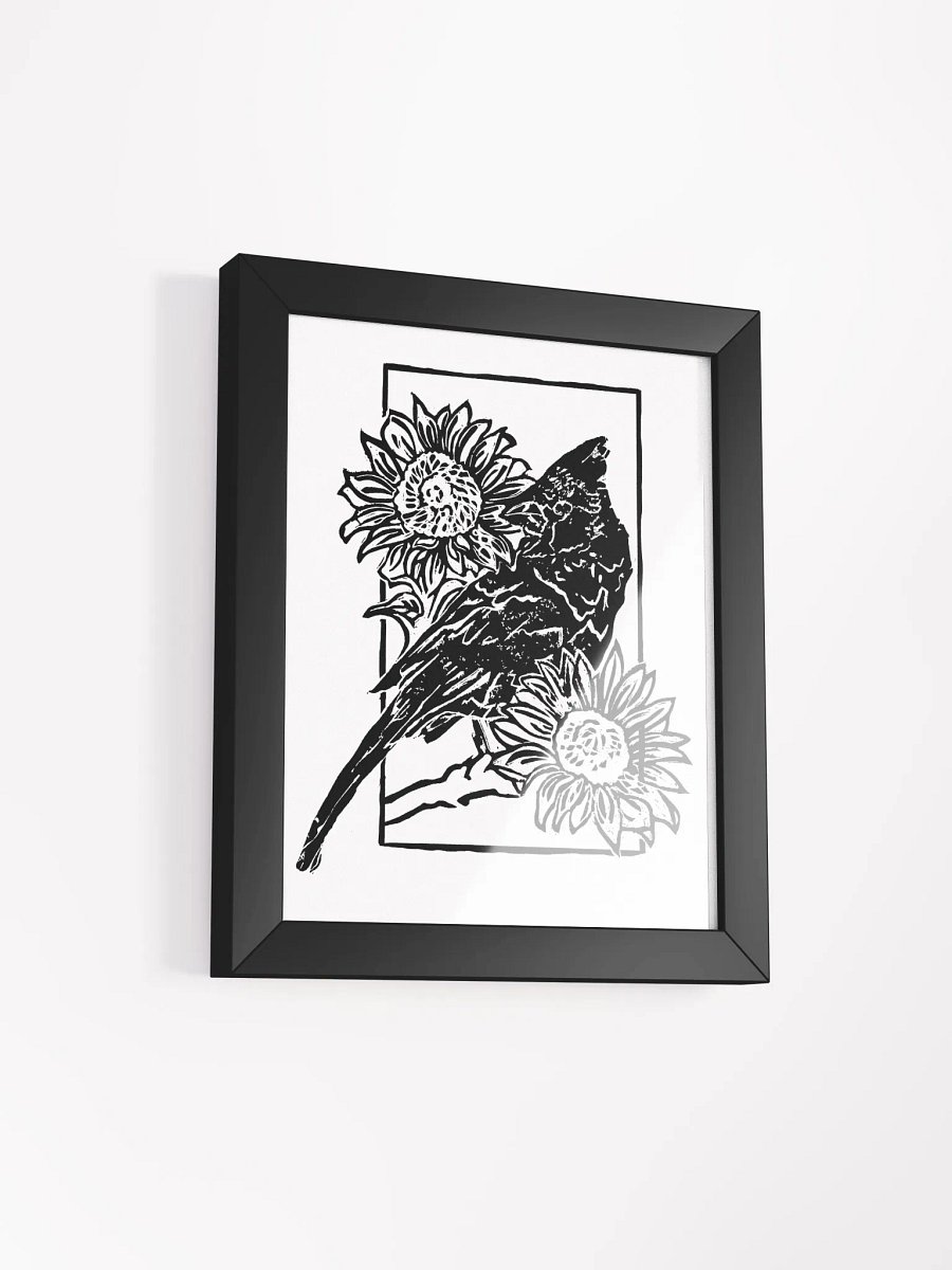 Birdie in Black Framed High-Quality Matte Poster Print product image (2)