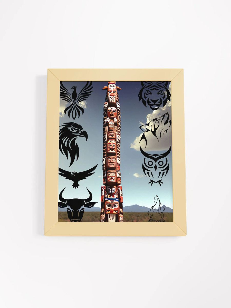Totem Tales: Framed Matte Poster product image (1)