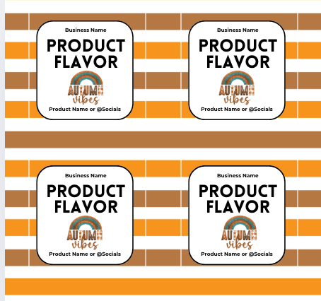 Autumn Joy Label Template Bundle product image (6)