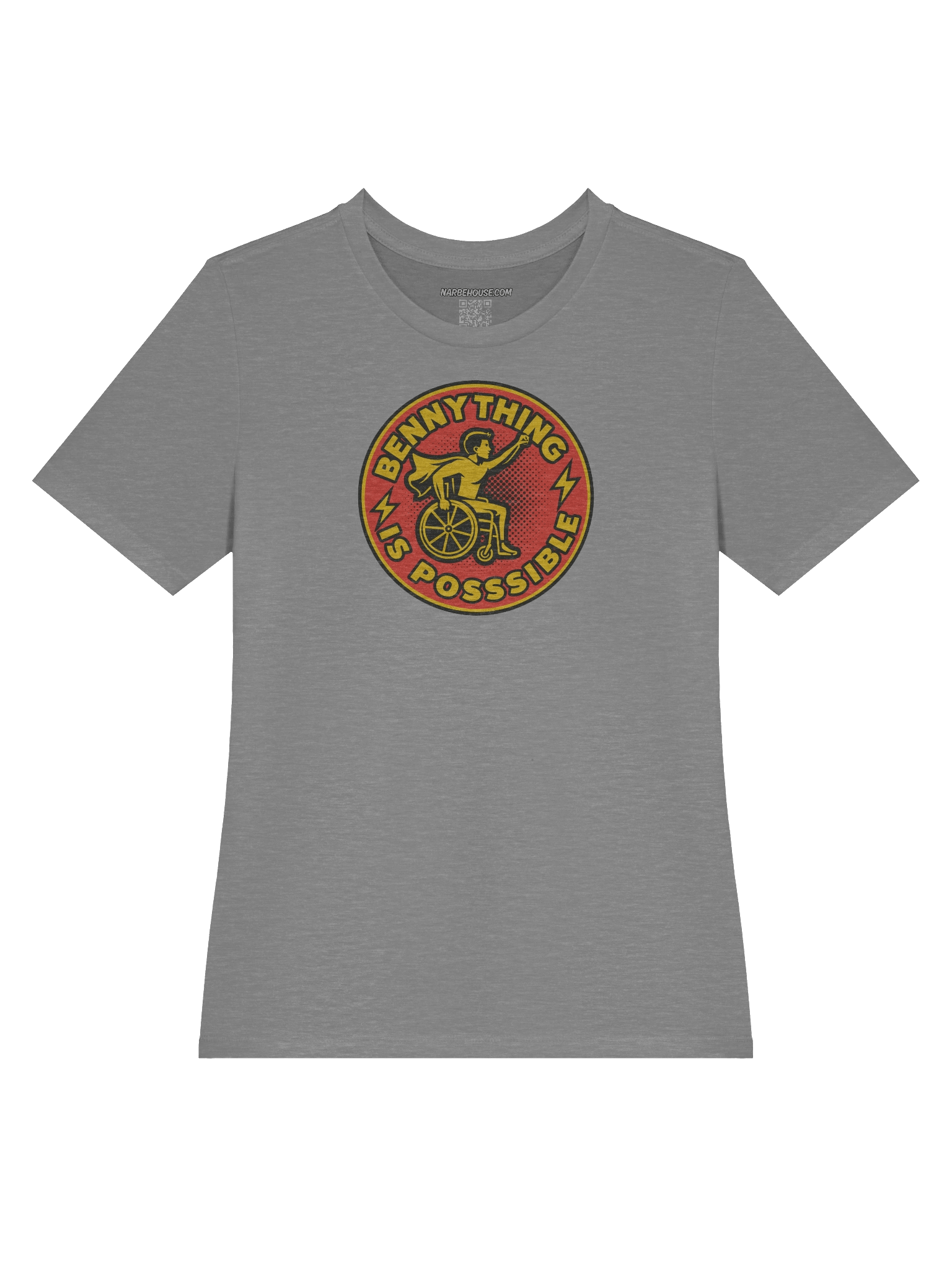 BENNYTHING Is Possible Red Logo Relaxed-fit T-Shirt [Womens] product image (3)