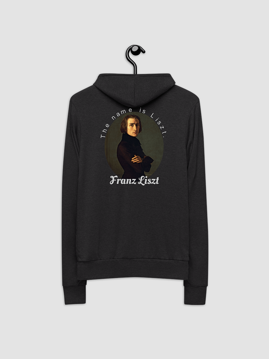 The Name is Liszt. Franz Liszt | Zipper Hoodie product image (3)
