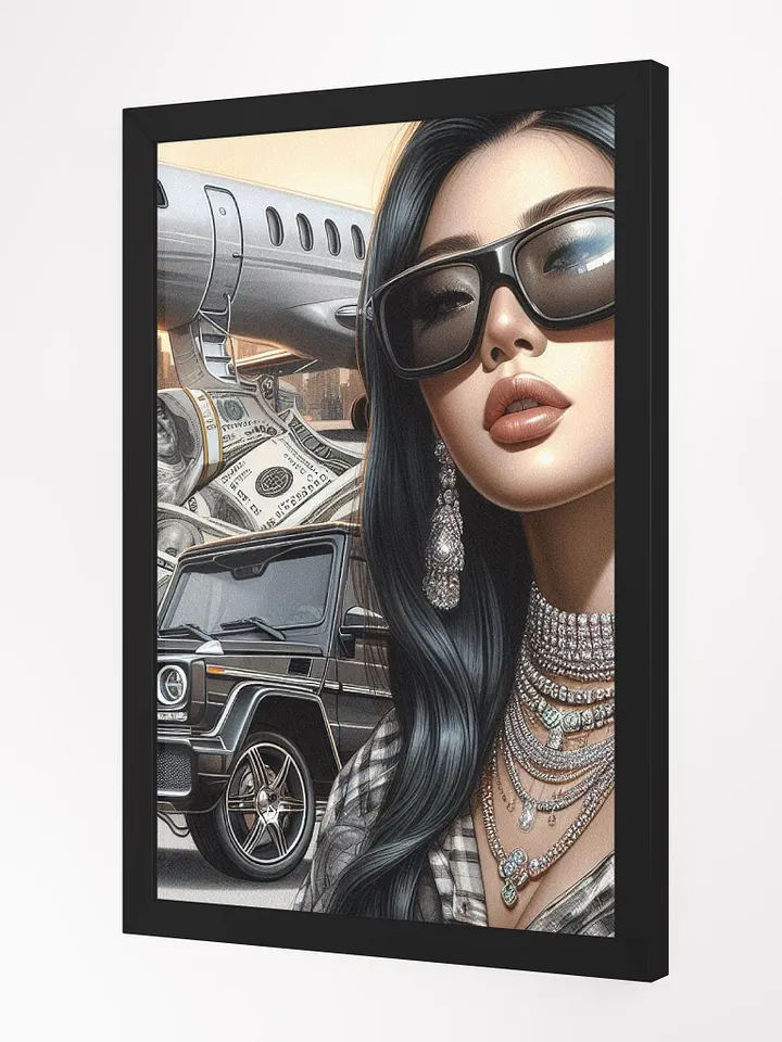 Rich Girl Code Glam Life Wall Art product image (4)