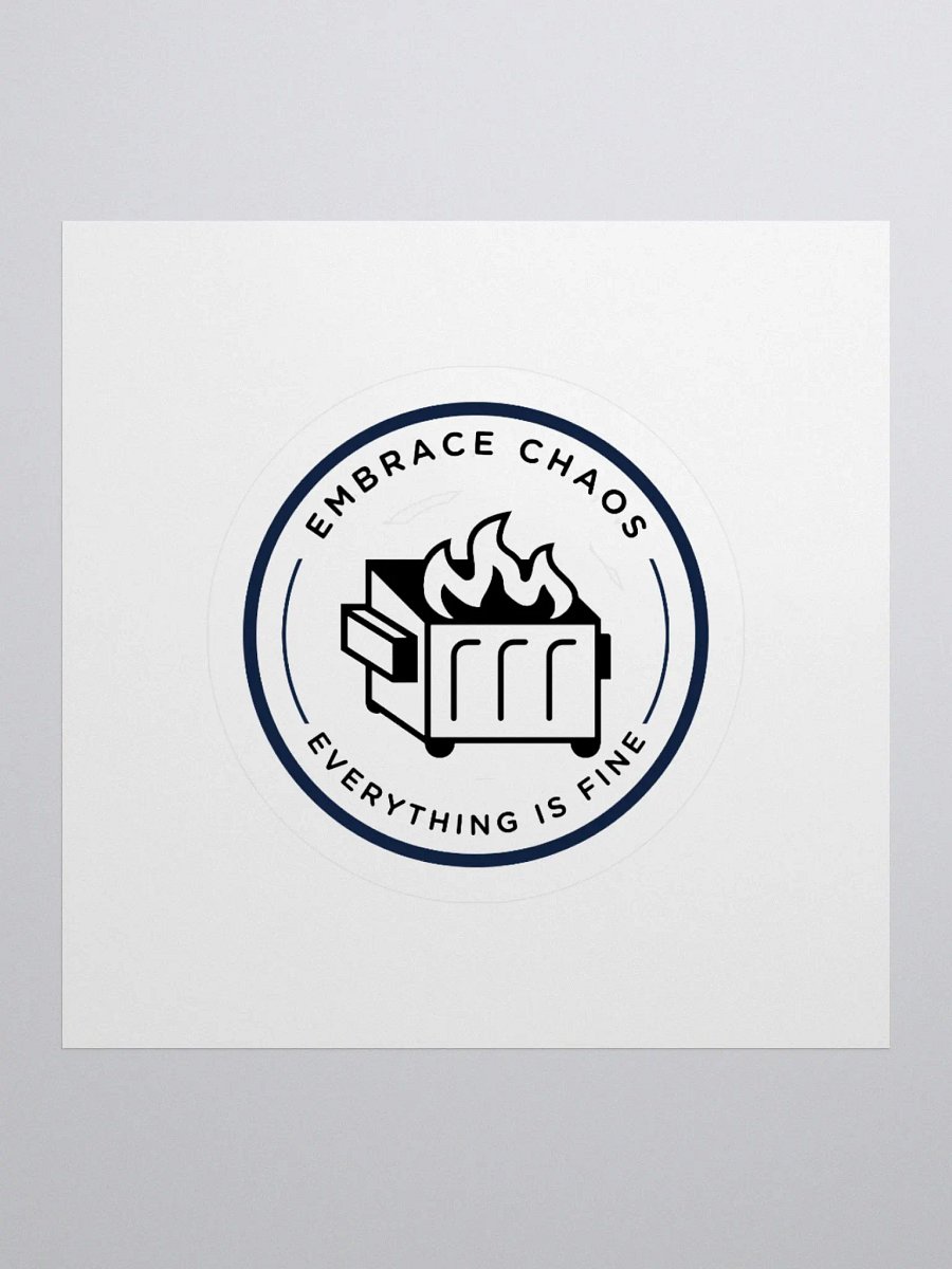 Everything is fine Sticker product image (1)