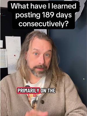 In less than 3 minutes here are some things I've learned, in no particular order by taking on a creative challenge to myself to post to TikTok every day. Once you start posting often the advice posts flood your feed. At least that's what happened for me.  Some advice is useful but it's not easy to find a drop of good advice in a flood of prosperity prescription posts. I've grown my skills a bit. Learned how to filter advice better. And most important is I've been connecting with both fellow creators and folks with common interests even though I've not niched-down and have had only a loose focus on creativity, making video games, and interactive design. Perhaps I'll write more or do a long form podcast on this topic. Would be awesome if you have questions to ask me too. What kinds of things are you curious about for someone doing this kind of daily posting challenge? Reminds me of when I posted a drawing every day for a year, or blogged 100 days in a row, or made a podcast for 10 years, or even the workshop I teach about customizing your next creative challenge. If I get the mix of it all right: something fun, something that matters to my goals, something I hope to learn by practicing, doing a creative challenge can give more than it takes. #creativity #journaling #creativechallenge #learning
