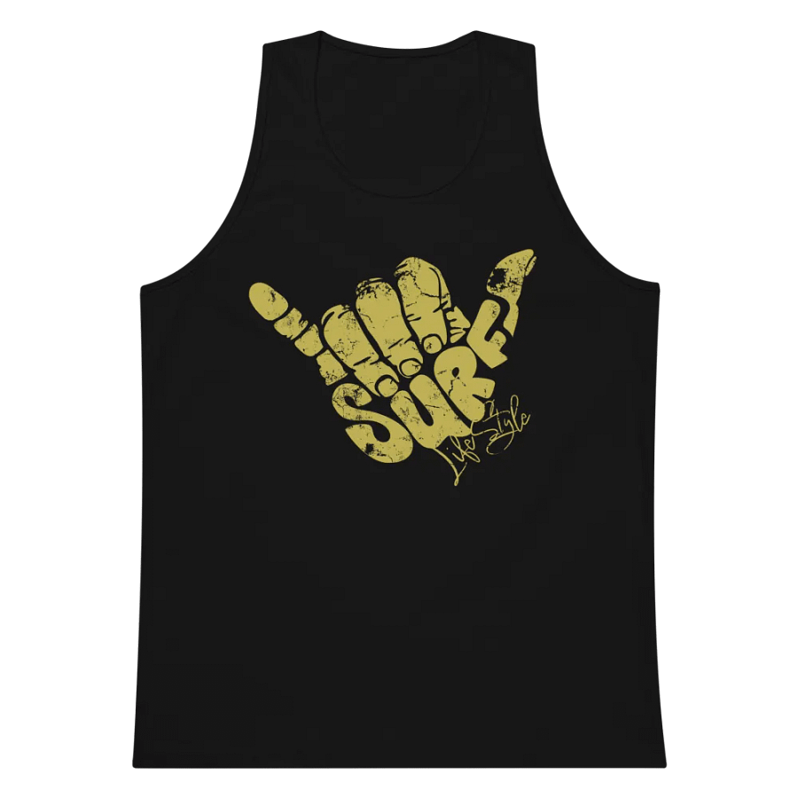 Shaka Surf Life Style Cotton Heritage Men's Premium Tank Top product image (5)