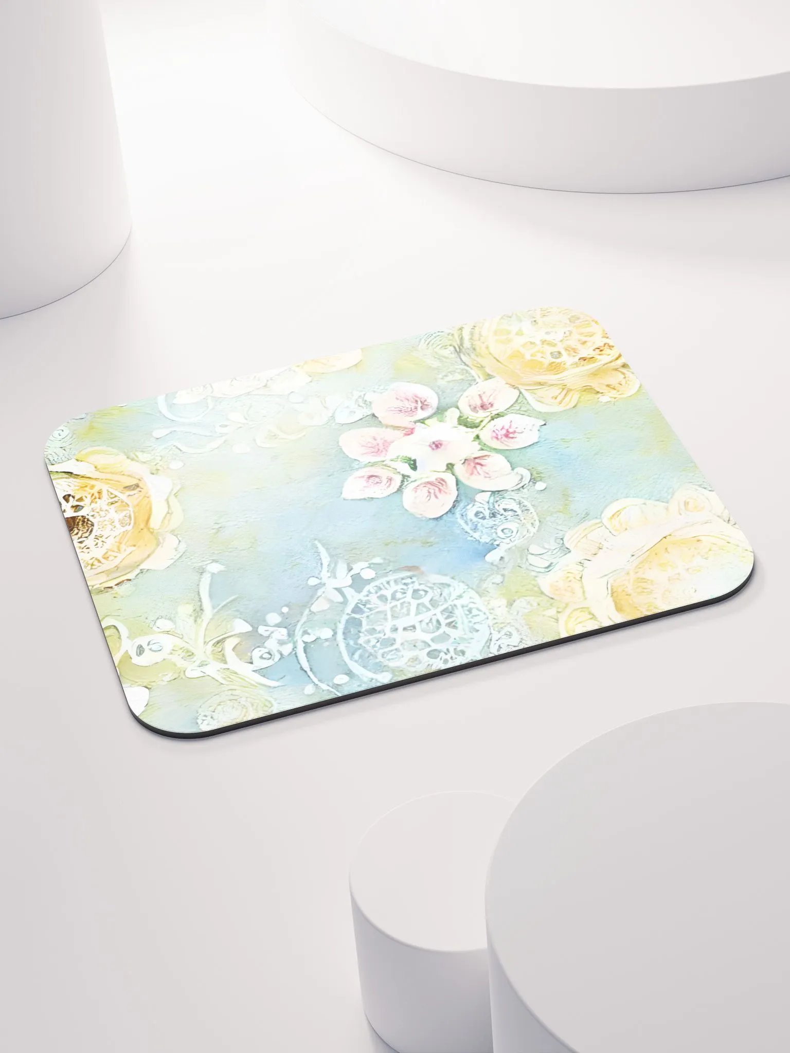 Shabby Chic Floral Mouse Mat product image (4)