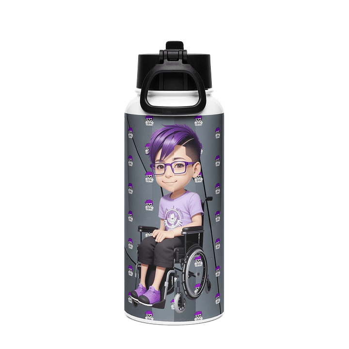 Enigma Stainless Steel Water Bottle with a Straw Lid product image (2)