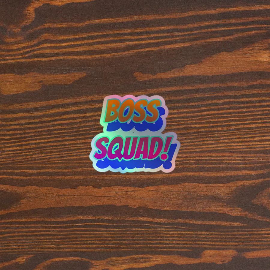 Boss Squad Holographic Sticker product image (5)