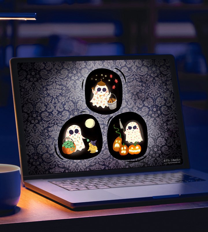 Little Ghost Desktop Wallpaper - for computer screens product image (1)