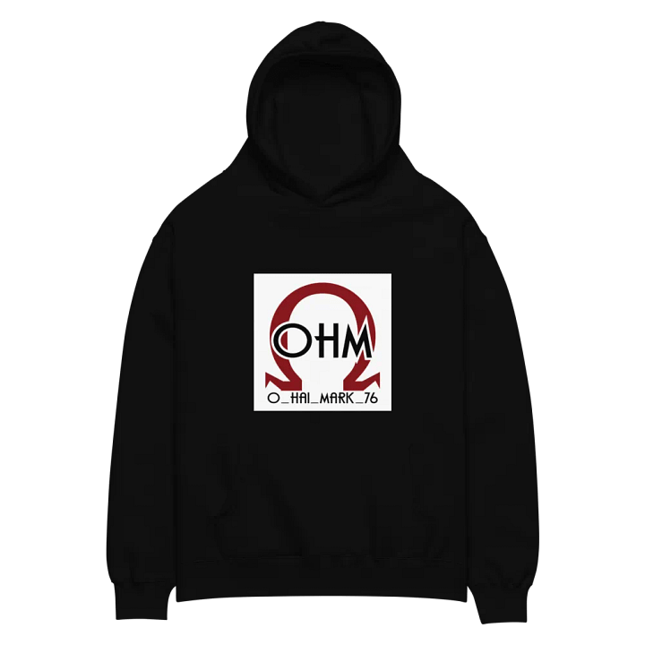 OHM Hoodie White BG product image (2)