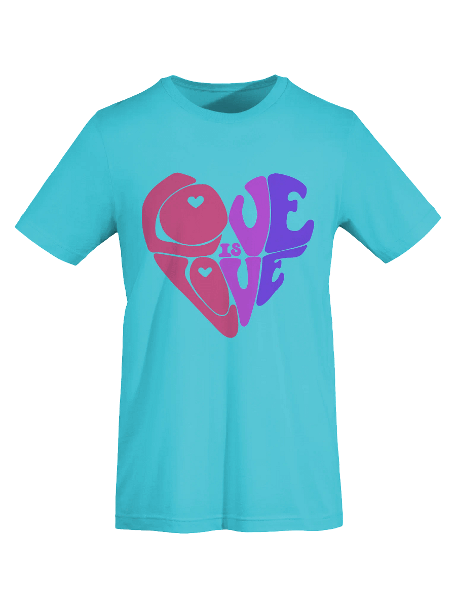 Bisexual Love is Love big print tee product image (7)