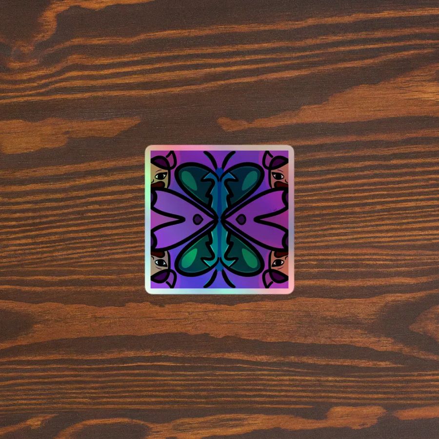 fun with symmetry holographic sticker product image (4)