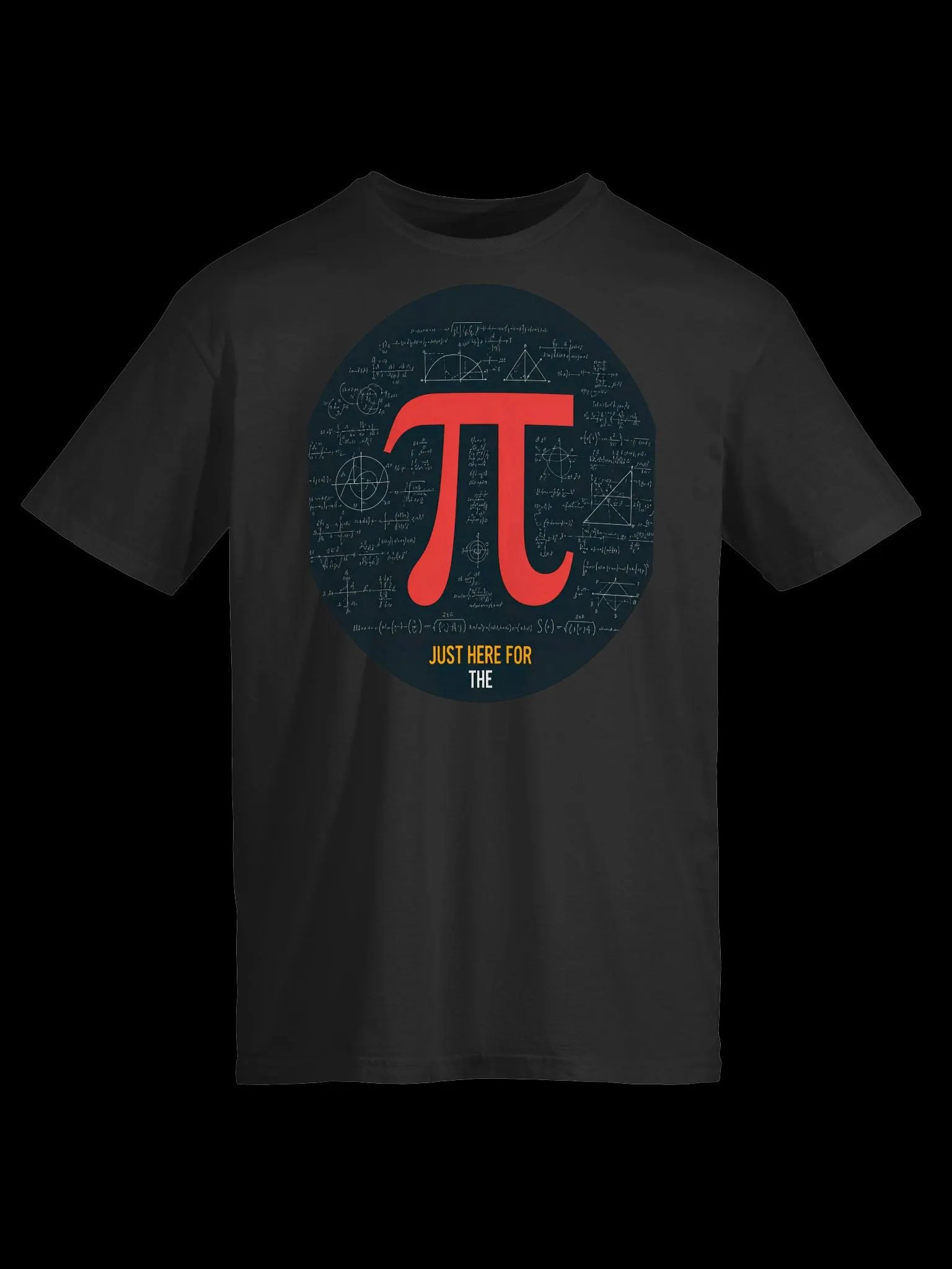 Math Lover-Just Here for the Pi-Pi Day Math T-Shirt product image (1)