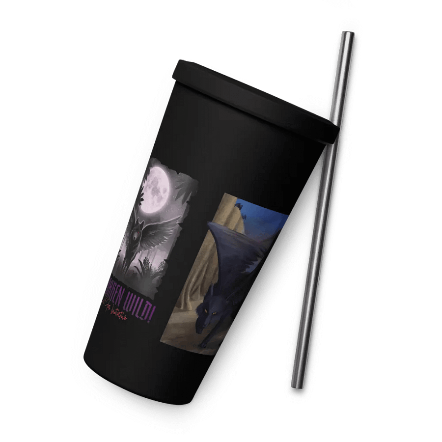 Wolvaren Stainless Tumbler w/Straw product image (7)