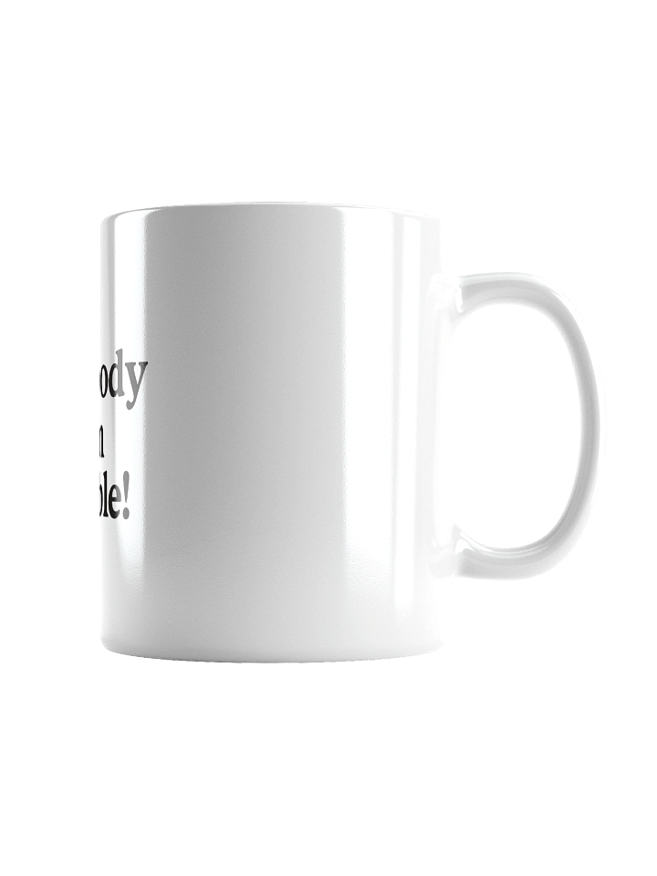 Bold Trouble White Mug product image (5)