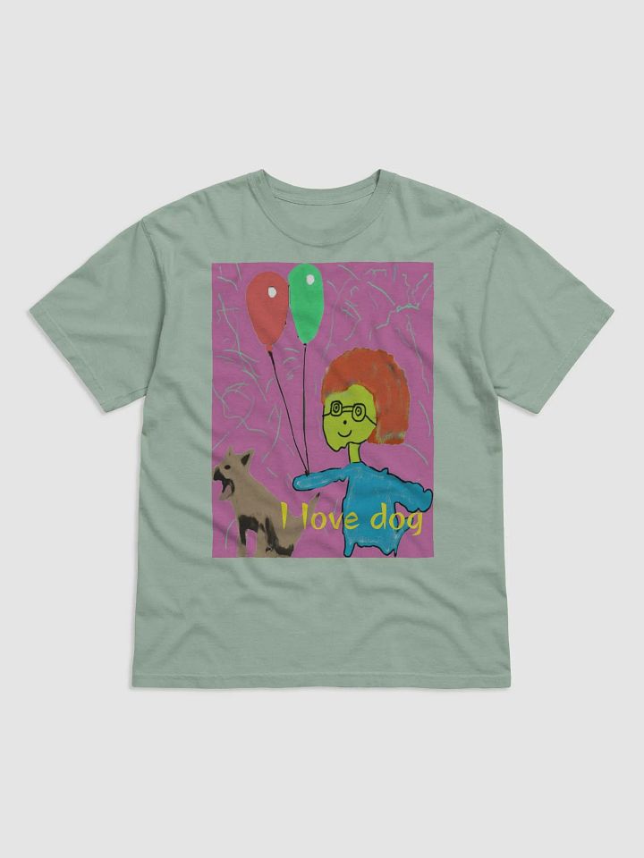 Comfort Colors Garment-Dyed Heavyweight T-Shirt: i love dog product image (1)