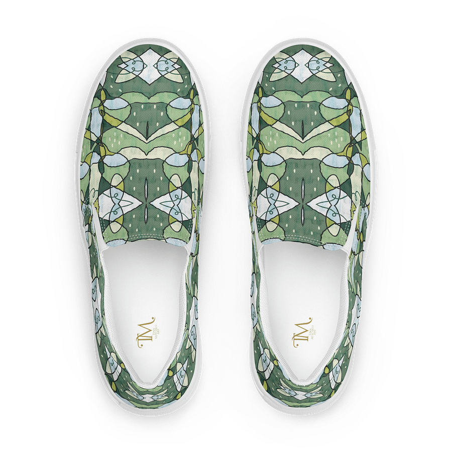 Cucumber Lineage – Women's Slip-On Canvas Shoes product image (1)