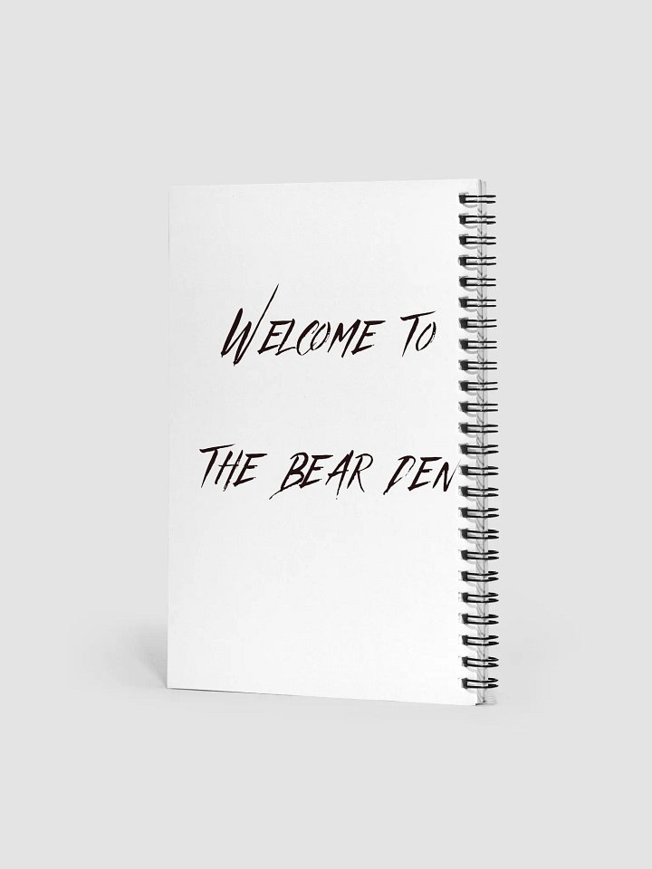 Elegant Bear Spiral Notebook product image (2)