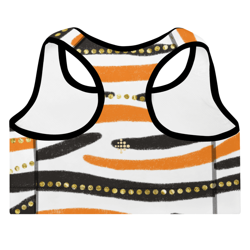 Wild Orange Padded Sports Bra product image (8)