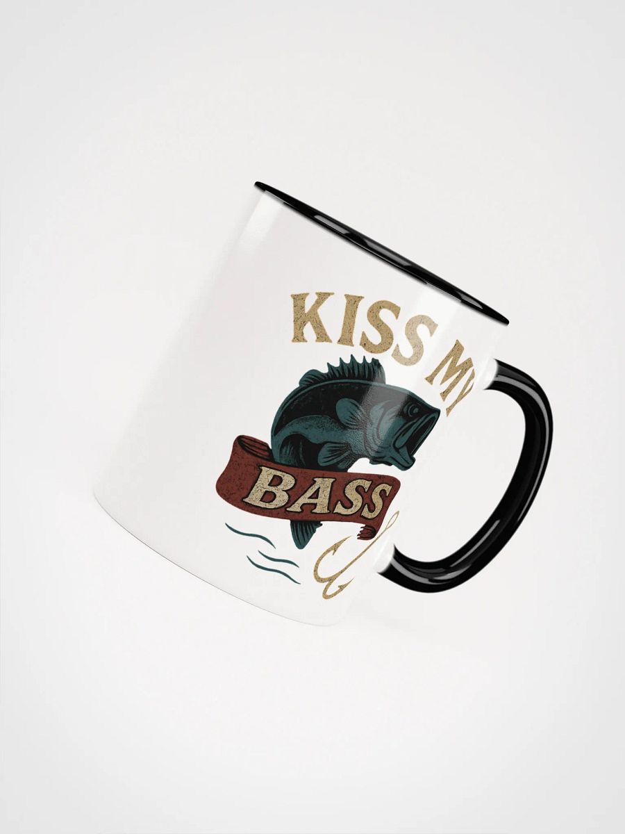 Kiss My Bass Coffee Mug – Vintage Funny Fishing Gift product image (24)