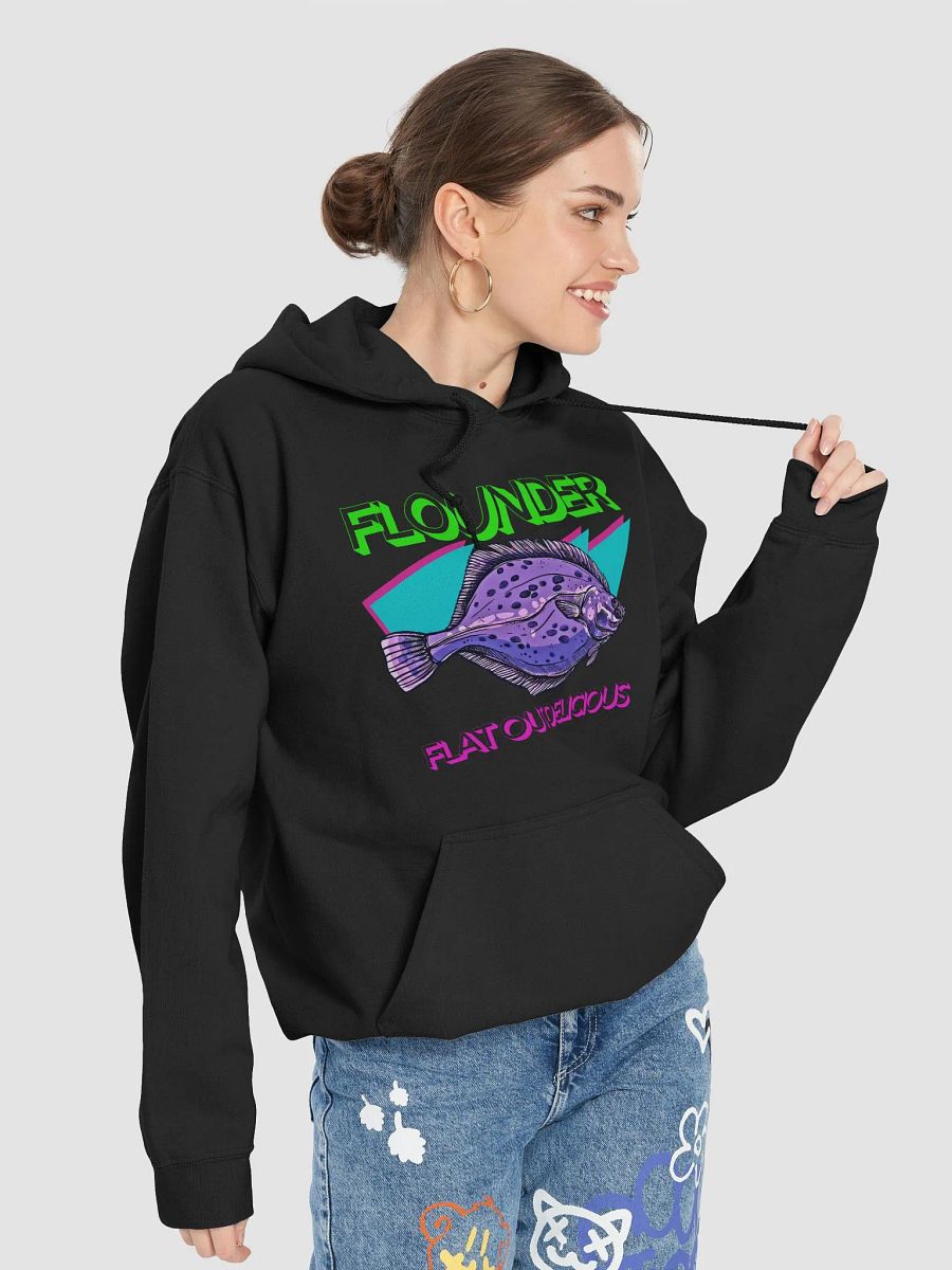 Flounder - Flat Out Delicious Radical Fishing Hoodie product image (63)
