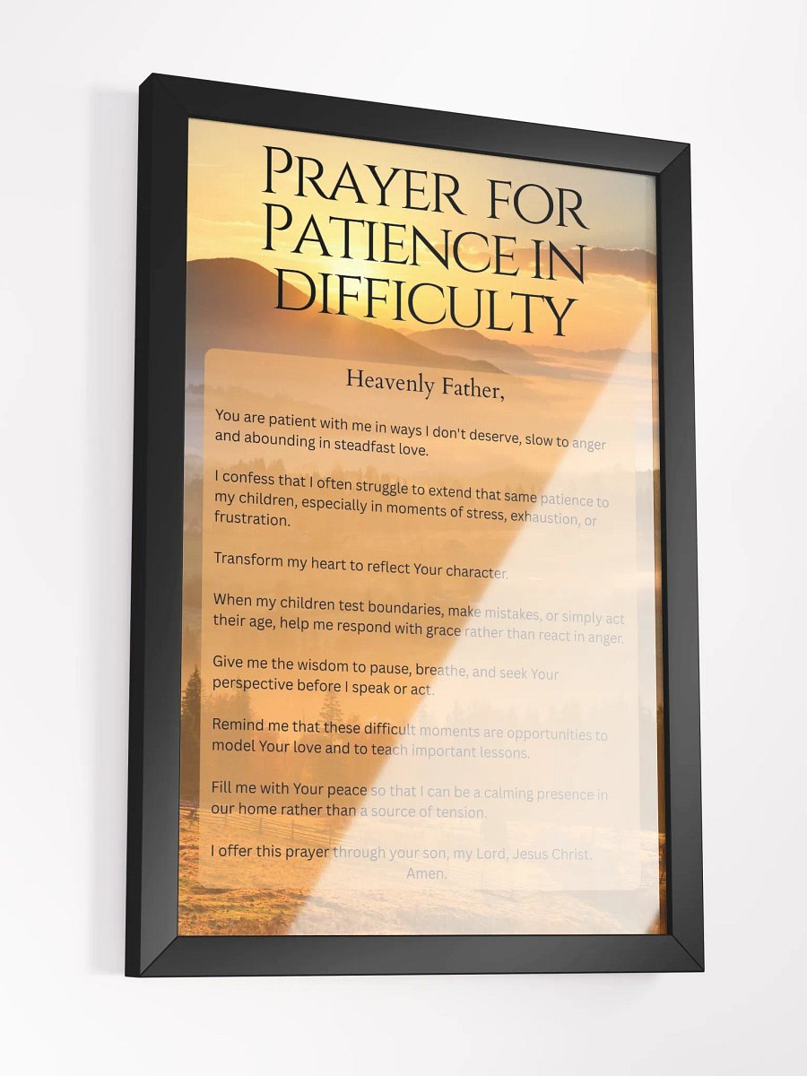 Prayer for Patience in Difficulty product image (3)