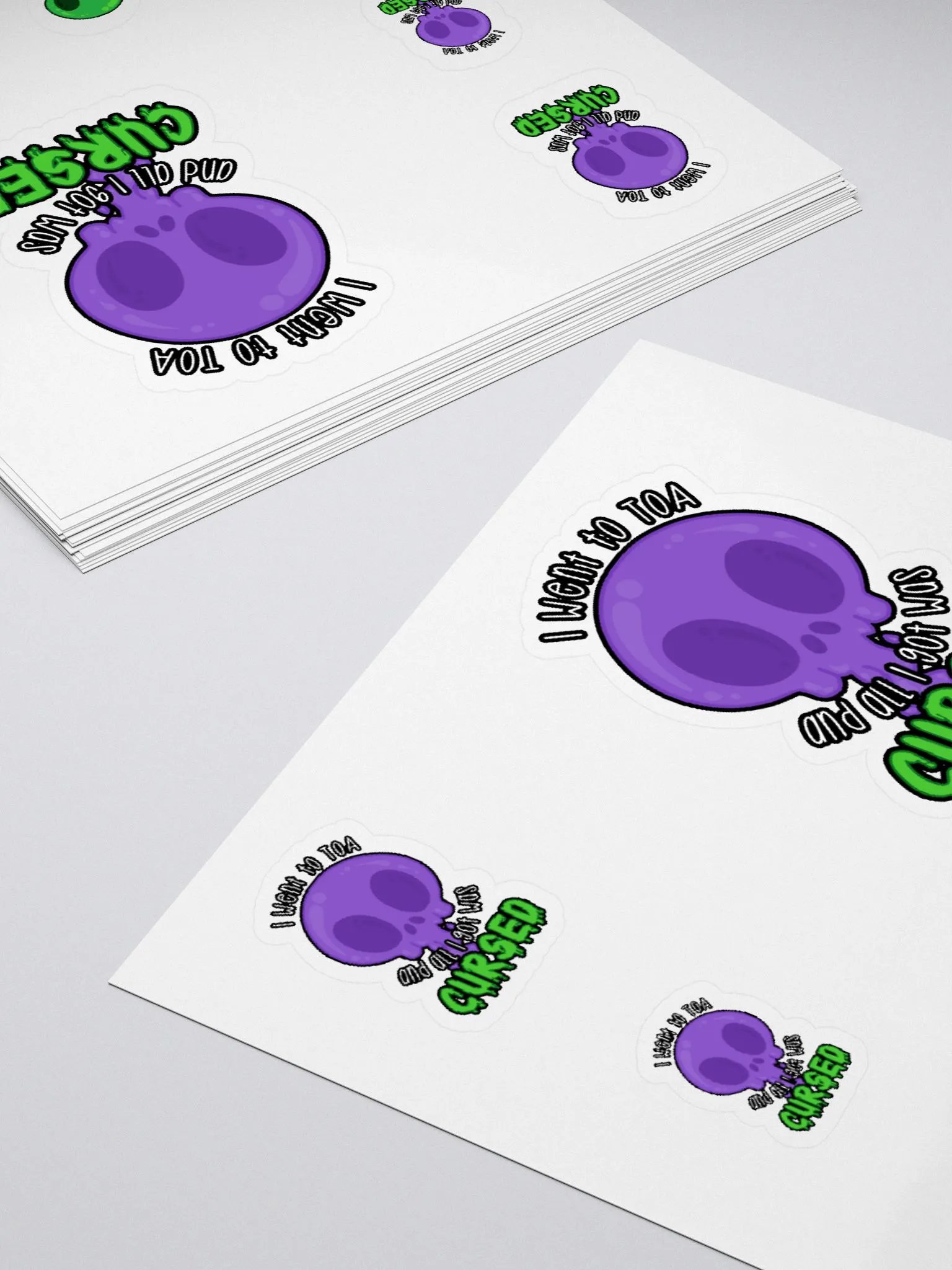 All I Got Was Cursed - Warlock - Sticker Sheet product image (4)