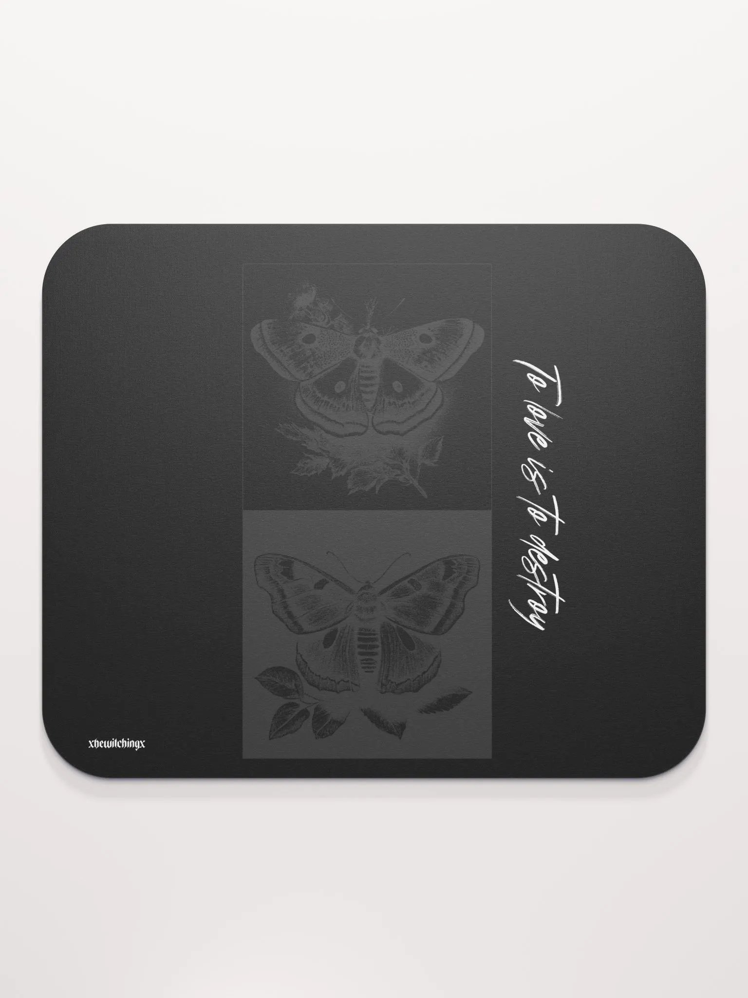 to love is to destroy mousepad product image (2)