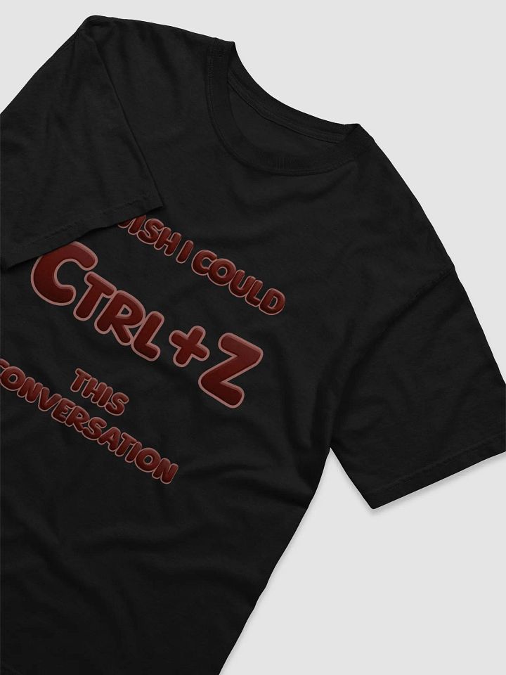 【Ctrl+Z】Red Text Garment-Dyed Heavyweight T-Shirt product image (2)