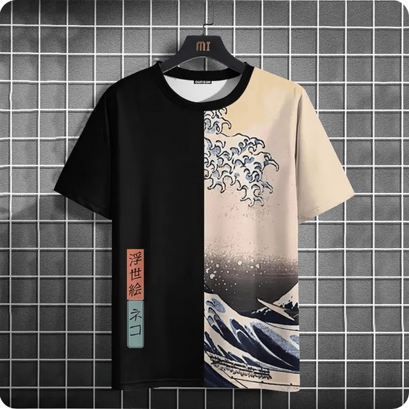 Japanese Print Style T-Shirt product image (2)