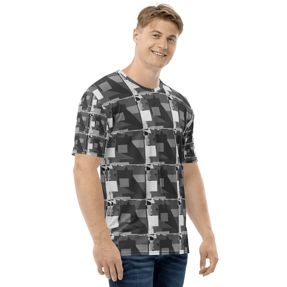 Anti AI Urban Camouflage TShirt - Grey (Unisex) product image (3)